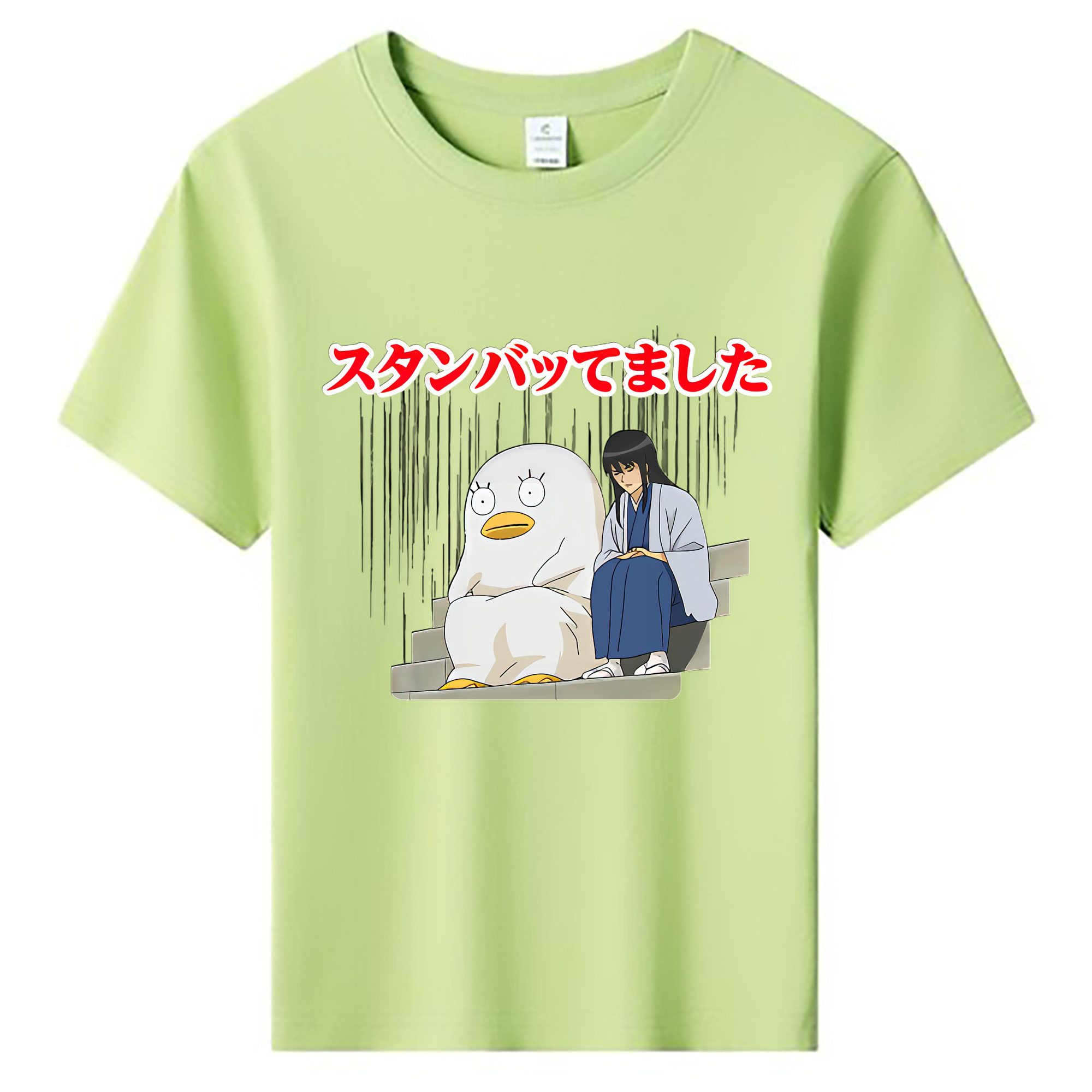 （画像用） ぎんたま 坂田銀時（さかたぎんとき） 神楽 志村新八（しむら しんぱち） GINTAMA Sakata Gintoki Kagura Shimura Shinpachi 綿100％キッズTシャツ（フロントプリント）